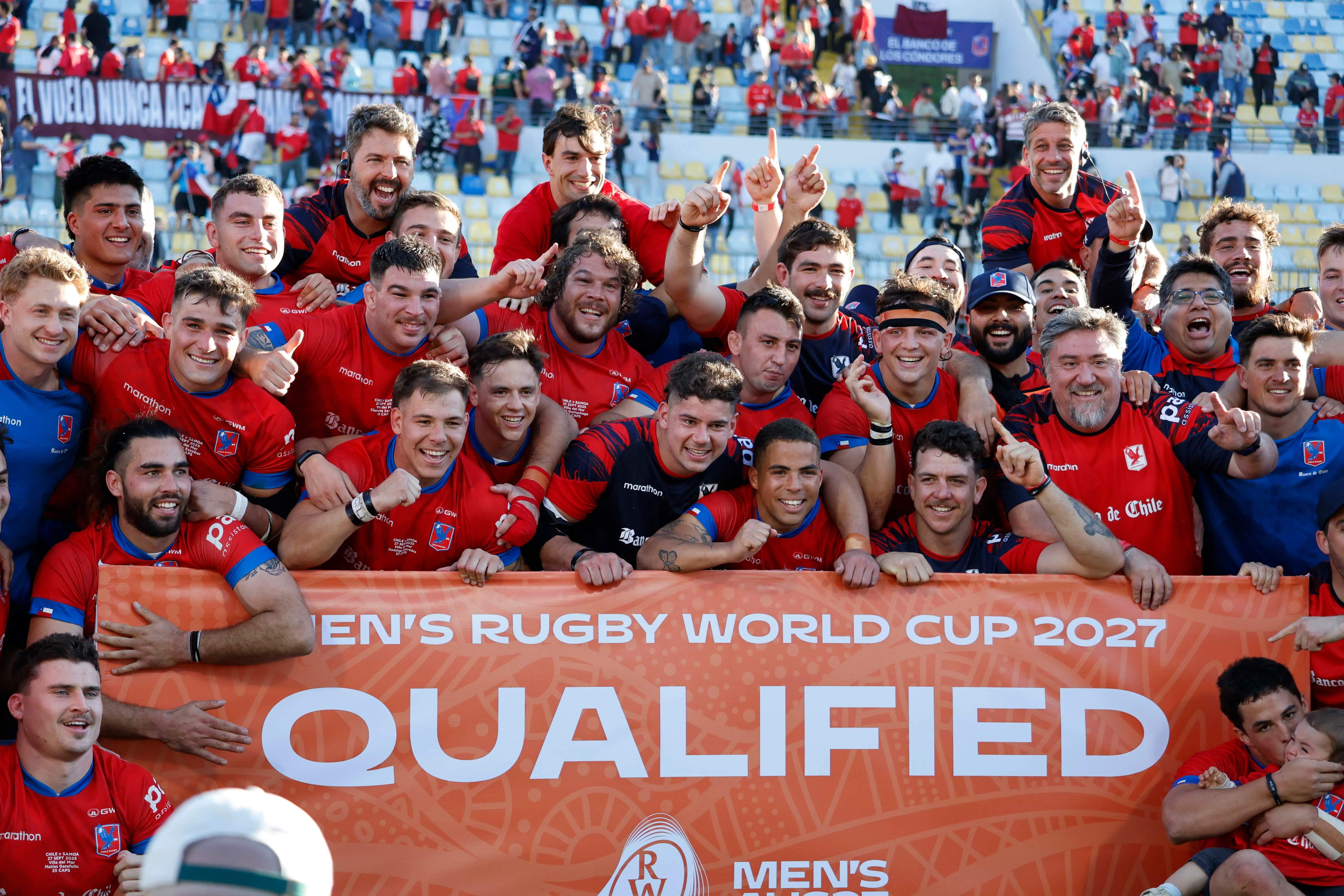 Los Cóndores tienen asegurado su lugar en el Mundial de Rugby del 2027. (Foto: Raúl Zamora/Photosport)