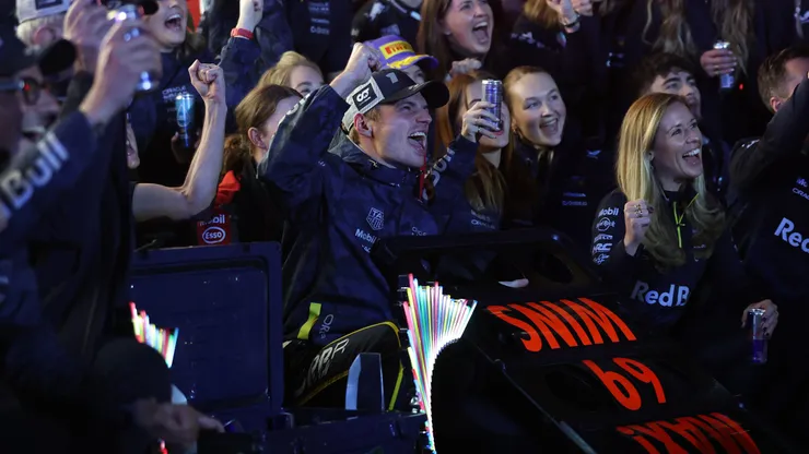Max Verstappen ganó el Gran Premio de Las Vegas 2025. (Foto: Chris Graythen/Getty Images)
