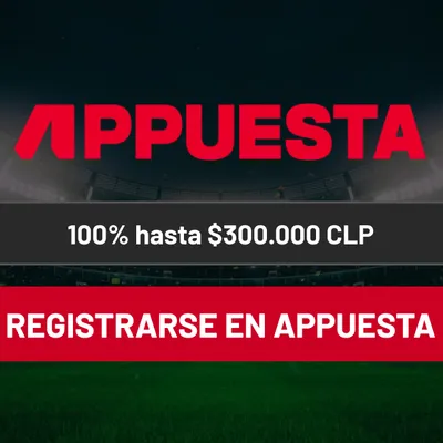 Appuesta bono de bienvenida: hasta $300.000 CLP en Chile