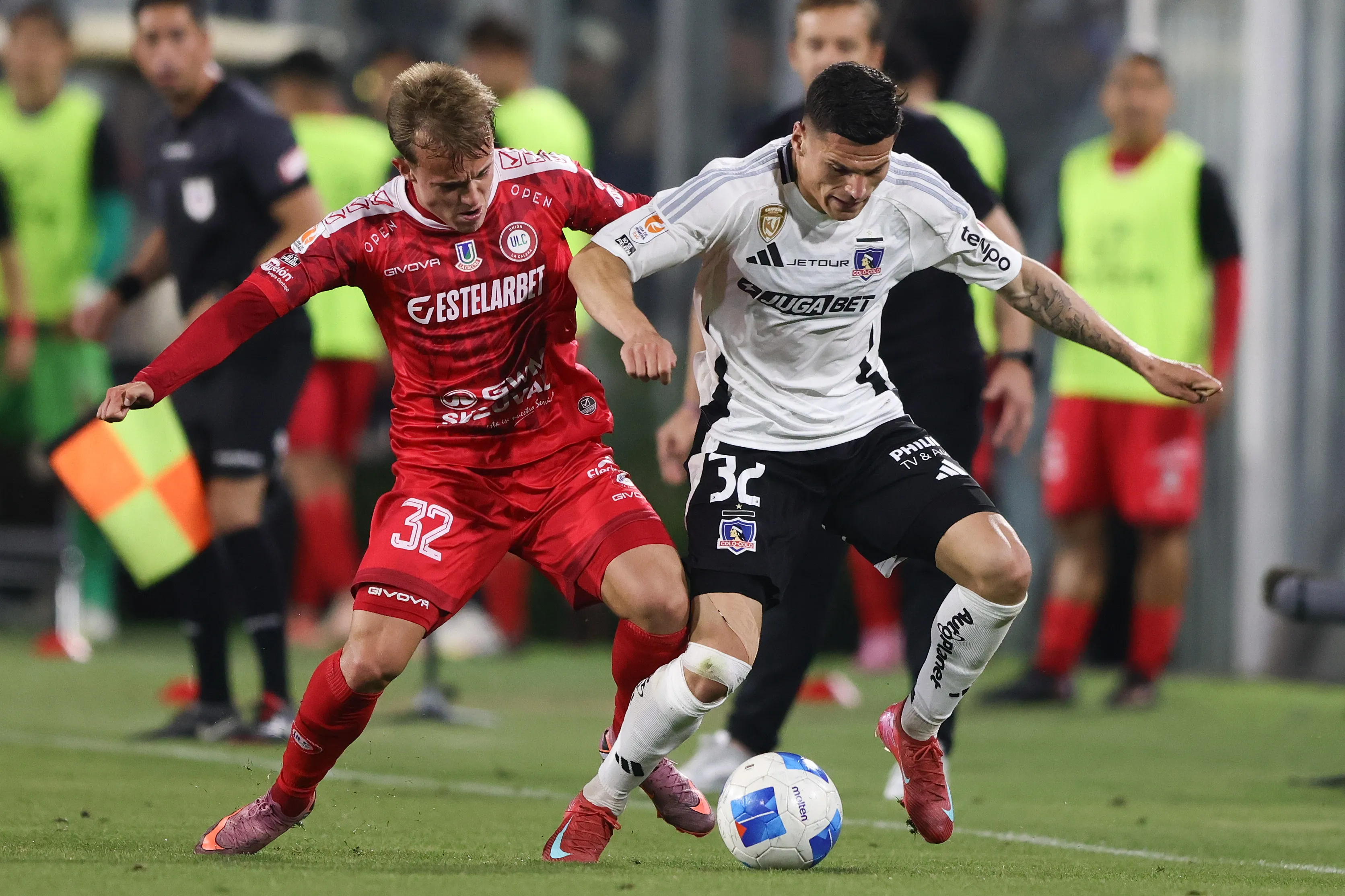 Lucas Cepeda brilló en la goleada de Colo Colo vs. Unión La Calera. (Foto: Felipe Zanca/Photosport)