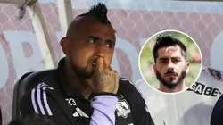 Johnny Herrera deja de lado la rivalidad y aconseja a Arturo Vidal. (Foto: Photosport)