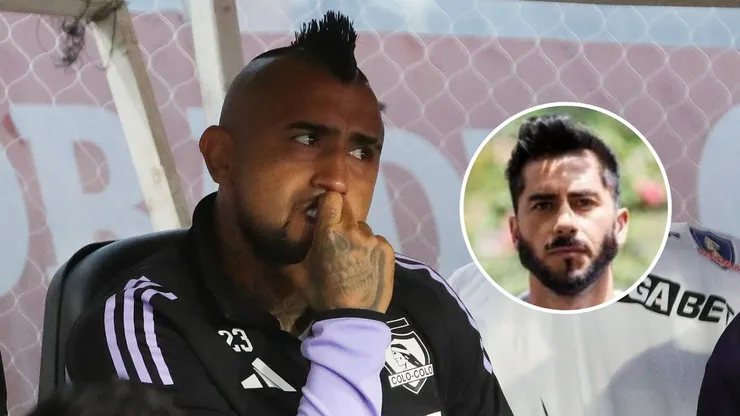 Johnny Herrera deja de lado la rivalidad y aconseja a Arturo Vidal. (Foto: Photosport)