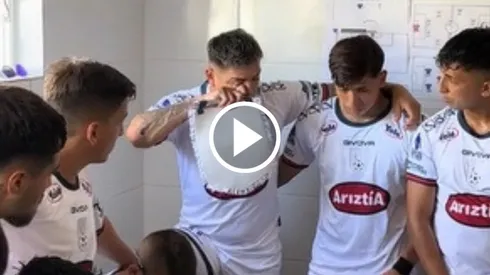 Así fue el adiós de Matías Rodríguez ante el camarín de Deportes Melipilla.