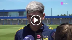 Carlos Palacios habló este miércoles en Boca Juniors. (Foto: Captura)