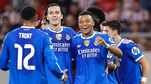 Cuatro goles de Mbappé salvan al Real Madrid en Champions League.