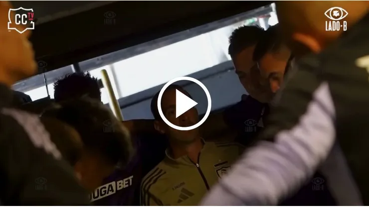 En Colo Colo tuvieron una tremenda arenga antes de enfrentar a Unión La Calera. (Foto: Captura)