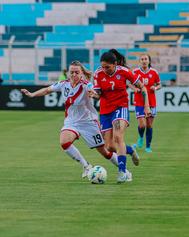 La Roja no pudo frente a Perú y cayó por 3 a 1 en la Liga de Naciones (Foto: Angel Manchego – Comunicaciones FFCh)