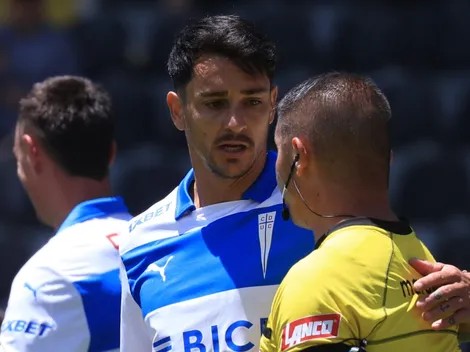 El furioso reclamo de la esposa de Fernando Zampedri tras la amarilla al goleador de la UC