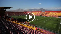 Un hecho tragicómico ocurrió este domingo en el Estadio Santa Laura. (Foto: Photosport)