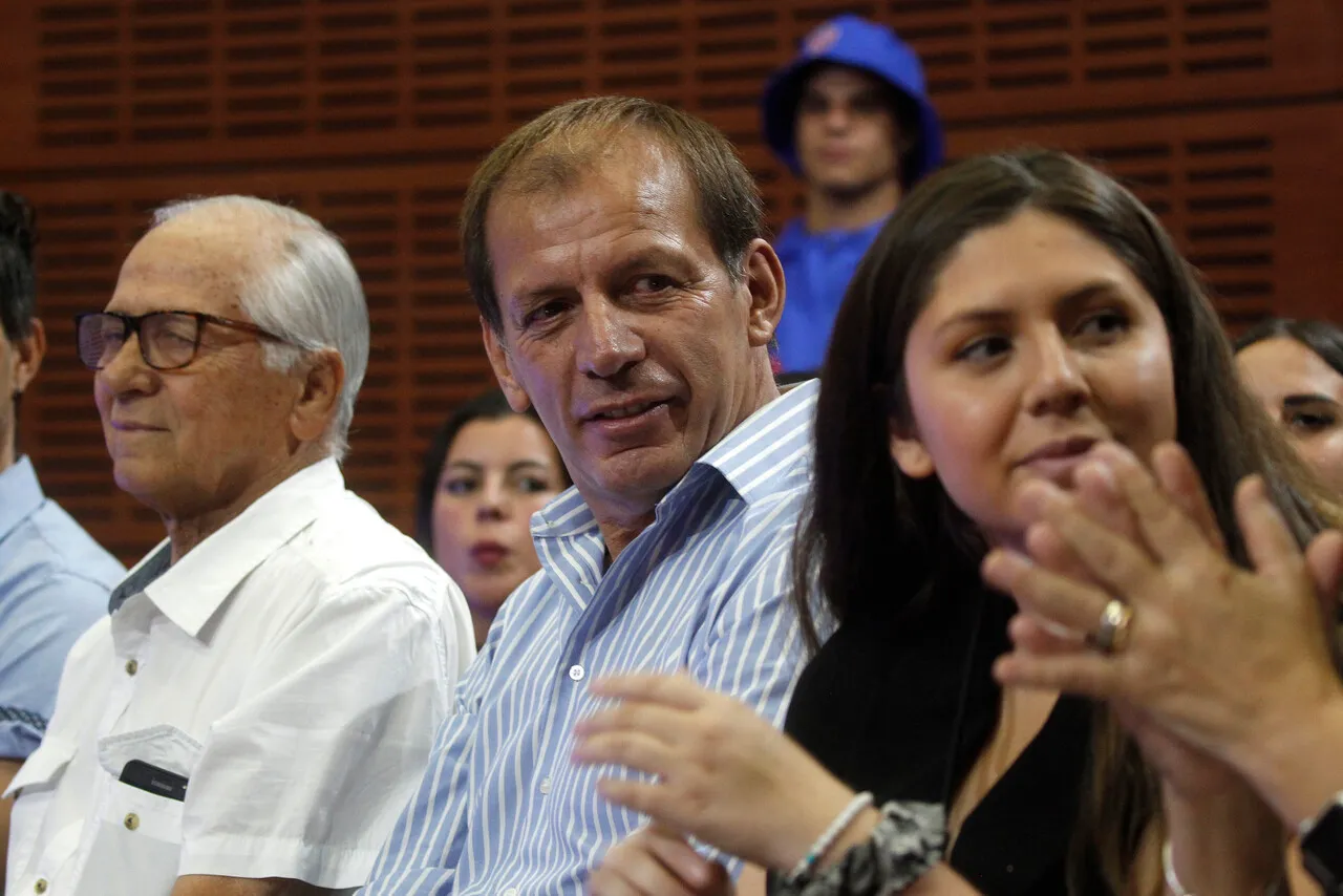 Horacio Rivas se despidió de Gustavo Álvarez con sentidas palabras.