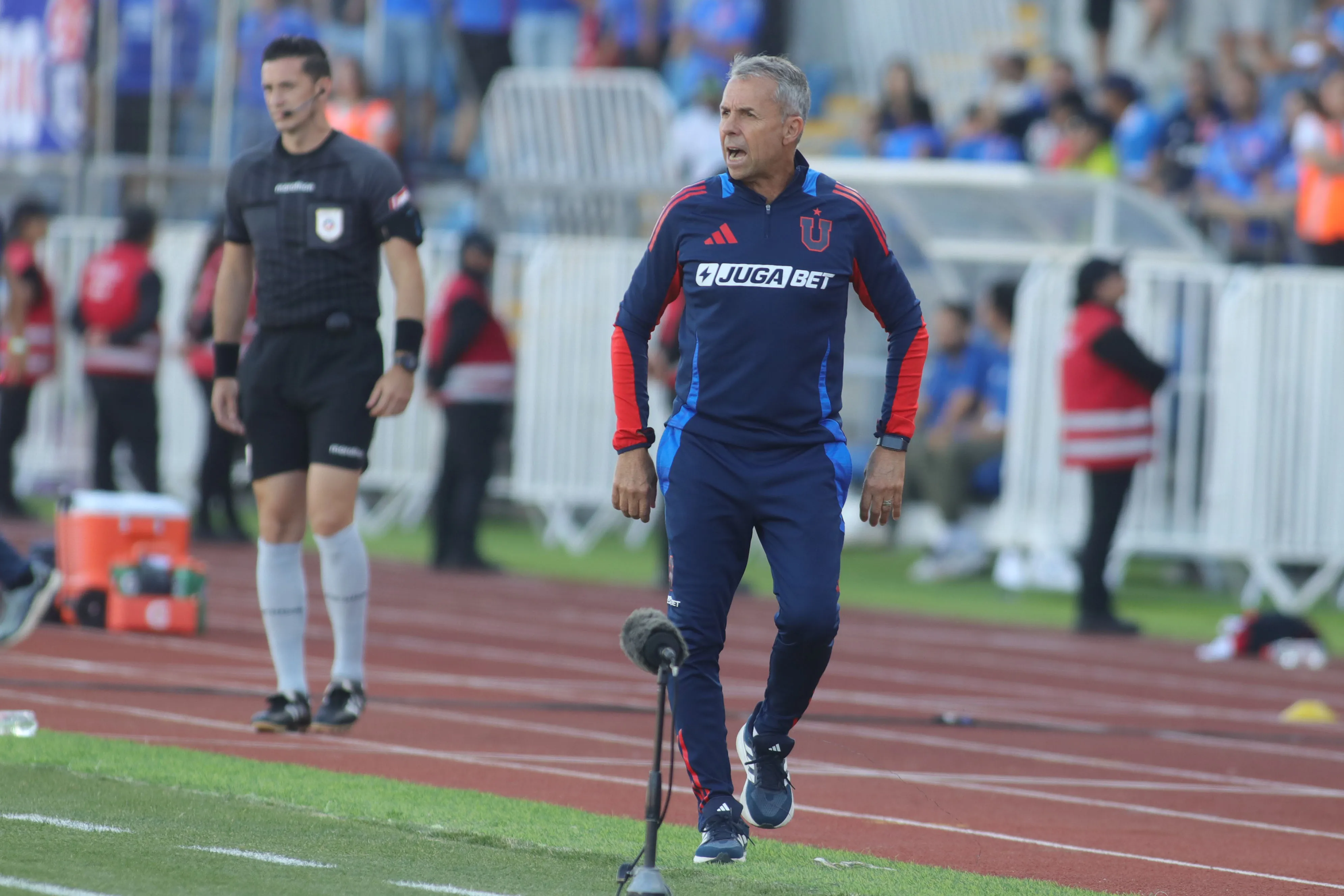 Gustavo Álvarez dirigirá su penúltimo partido al mando de la U | FOTO: Jorge Loyola/Photosport