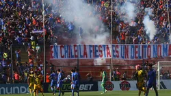 Serios incidentes en el partido de U. de Chile vs. Coquimbo Unido.(Foto: Jonnathan Oyarzún/Photosport)
