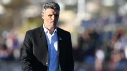 Ortiz recibe una buena en Colo Colo.