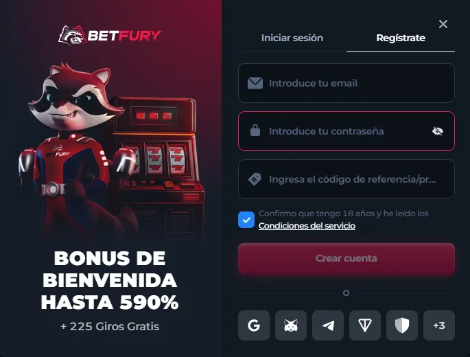 Bono de bienvenida Betfury