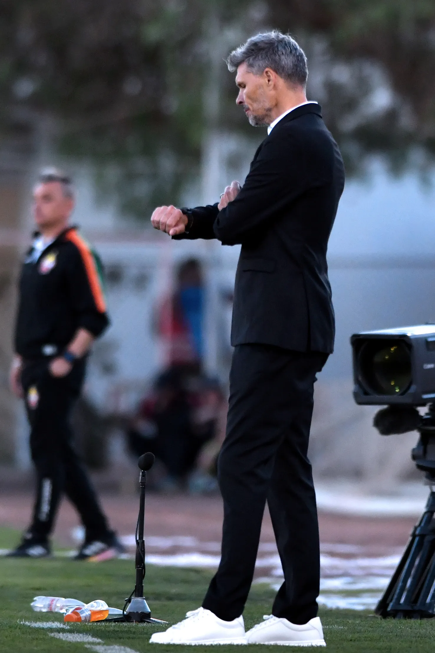 Fernando Ortiz podría estar viviendo sus últimos días en Colo Colo. (Foto: Alejandro Pizarro/Photosport)