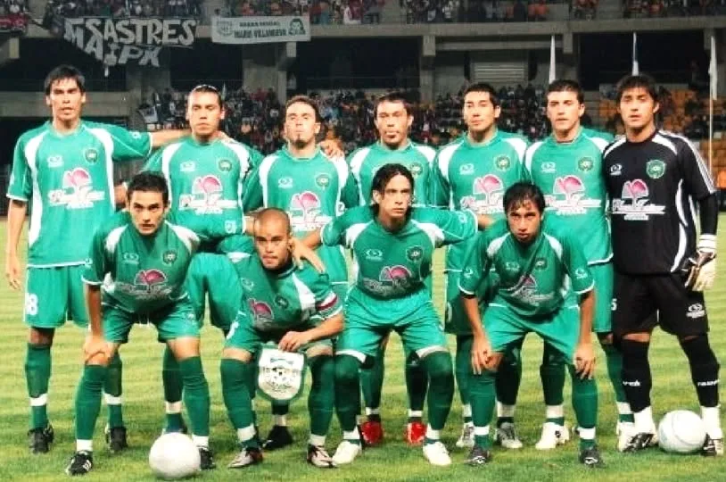 Imagen del histórico plantel que disputó la final de Copa Chile 2008-2009 (Archivo).