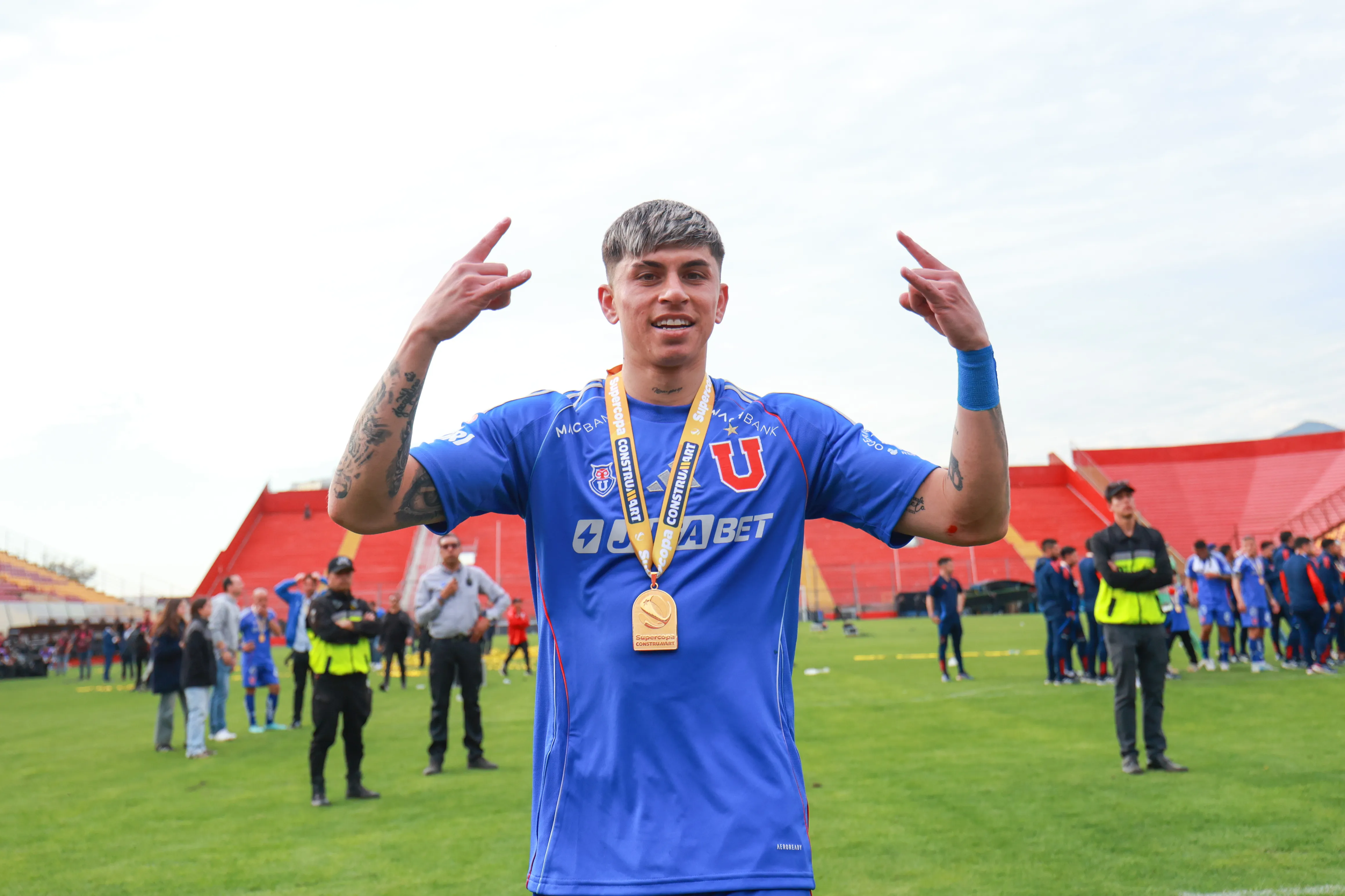 Maximiliano Guerrero es un apasionado de la música. El crack de Universidad de Chile se inclina por el reggaetón. (Imagen: Photosport)