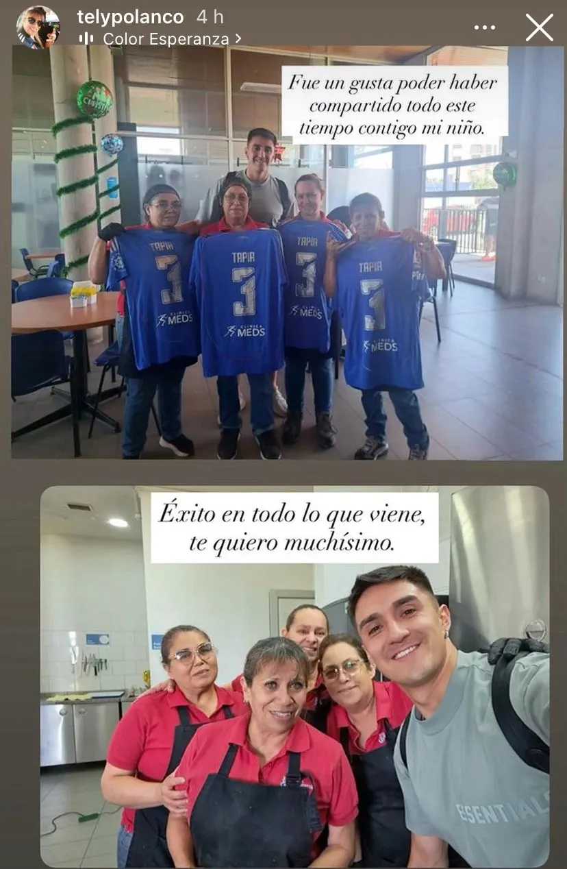 Ignacio Tapia se despidió de cada uno de los funcionarios de la U | FOTO: Instagram