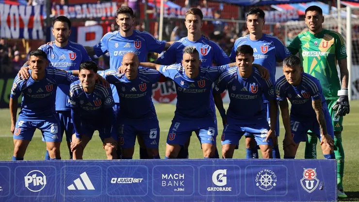 Universidad de Chile y su formación ante Deportes Iquique