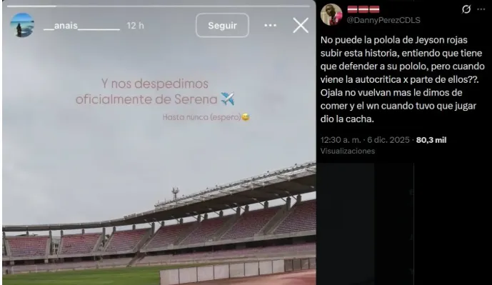 Indignación en La Serena por polémica publicación de la pareja de Jeyson Rojas (Foto: captura)