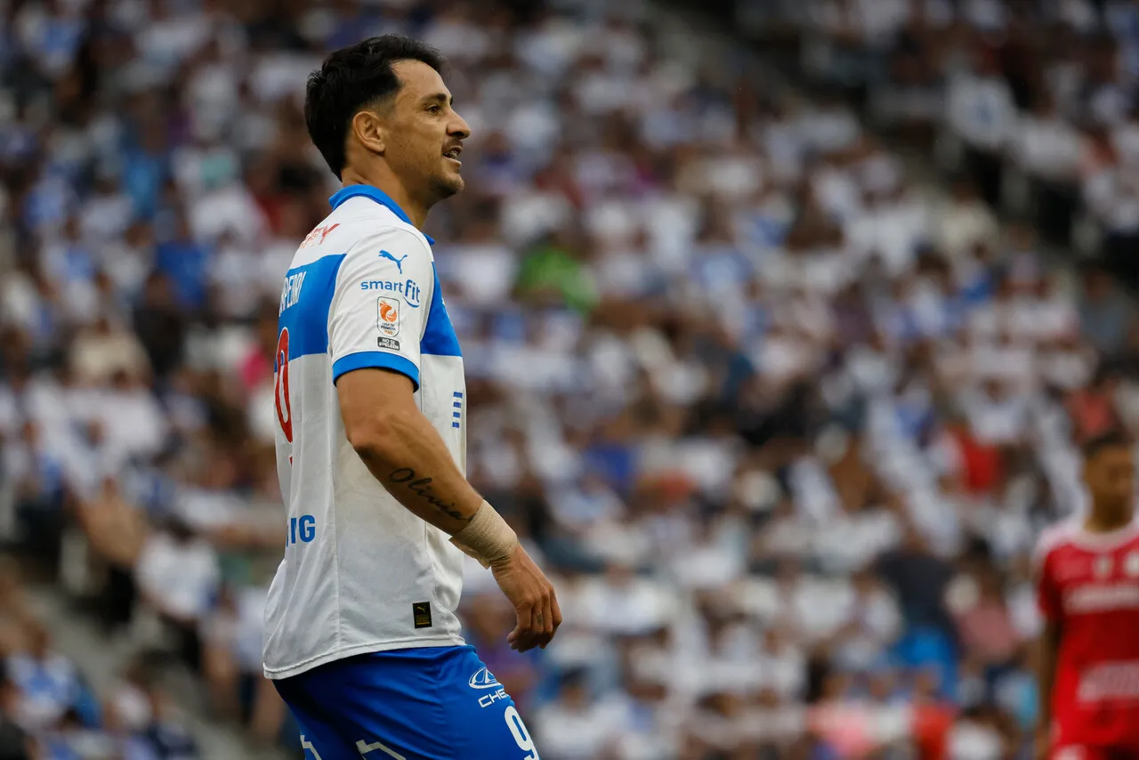 Zampedri feliz por el cierre de año con la UC | Foto: Photosport