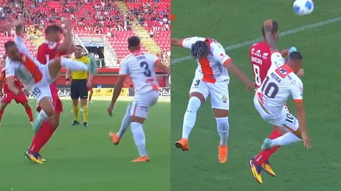 El fuerte penal de Jorge Henríquez ante Ñublense.