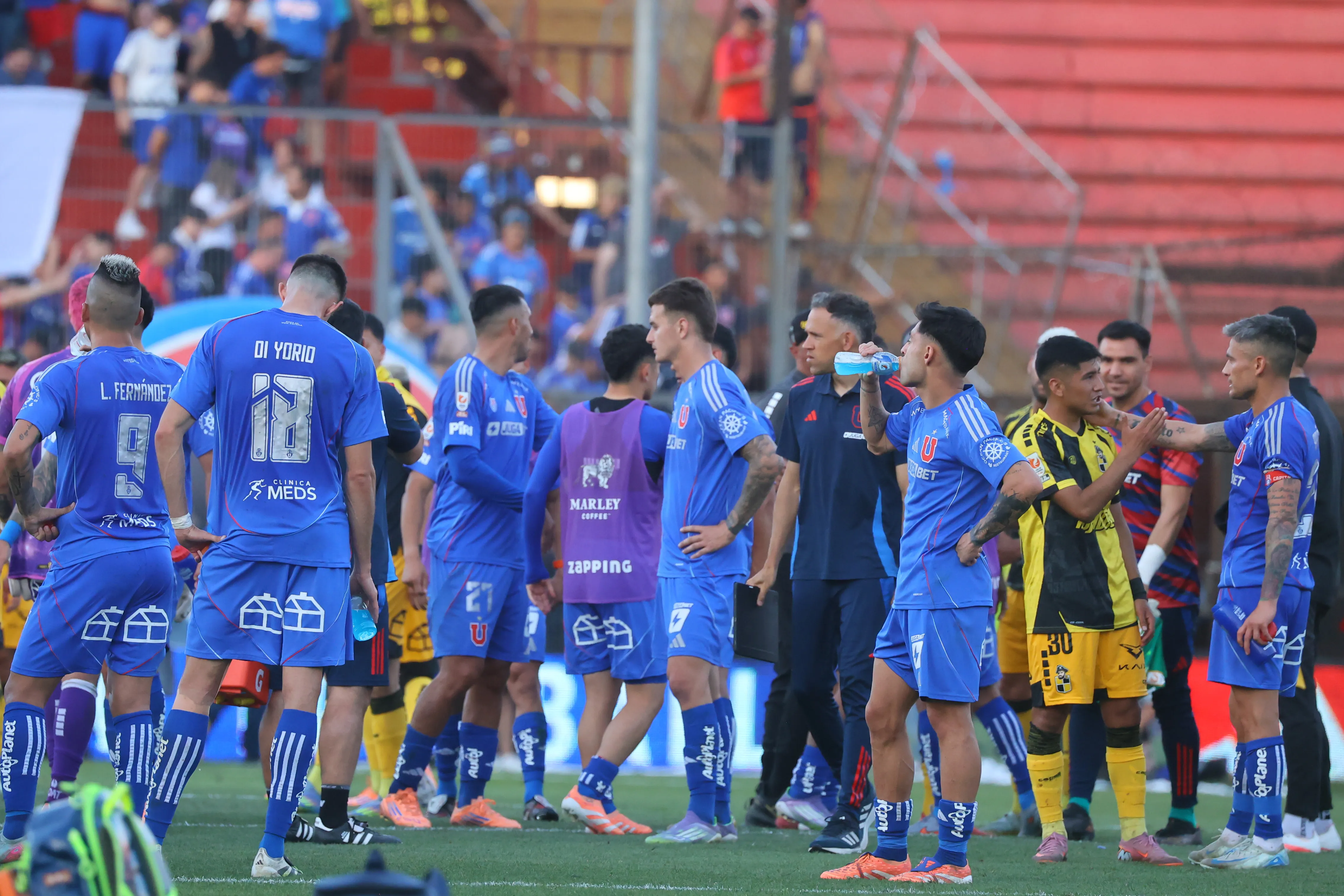Un fuerte golpe recibió la U en la última fecha de la Liga de Primera | FOTO: Jonnathan Oyarzun/Photosport