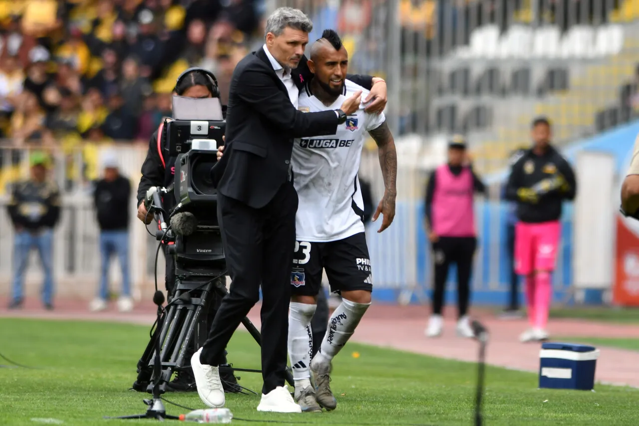 Se acabó el amor entre Ortiz y Vidal. | Foto: Photosport
