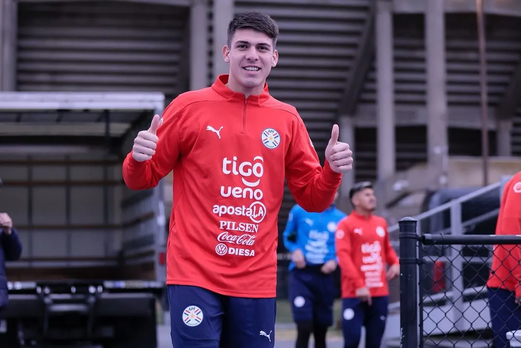Lucas Romero está en la órbita de Universidad de Chile. (Imagen: Selección de Paraguay)
