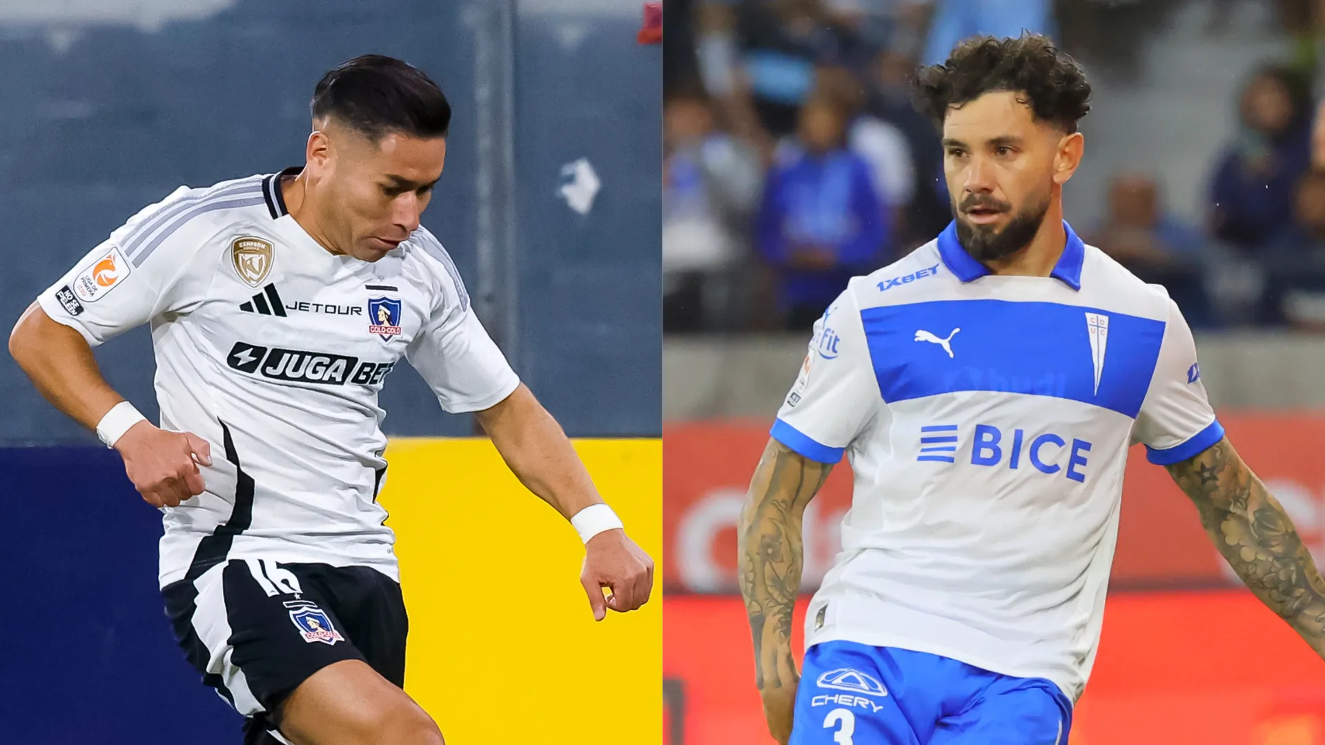 Óscar Opazo y Eugenio Mena se habrían ofrecido a Santiago Wanderers. (Imágenes: Photosport)