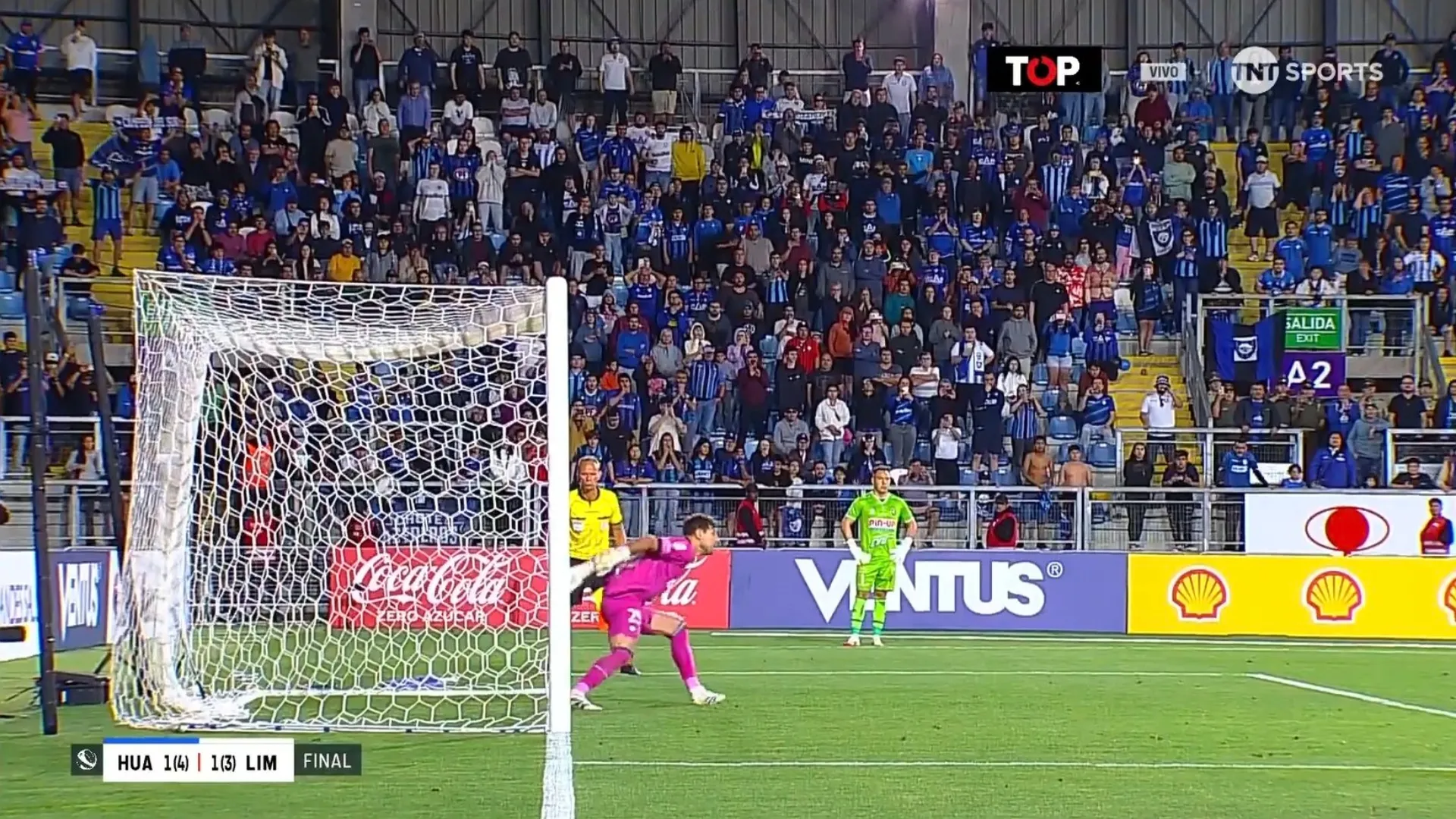 La imagen de la final de la Copa Chile que se viralizó en redes sociales | FOTO: Captura