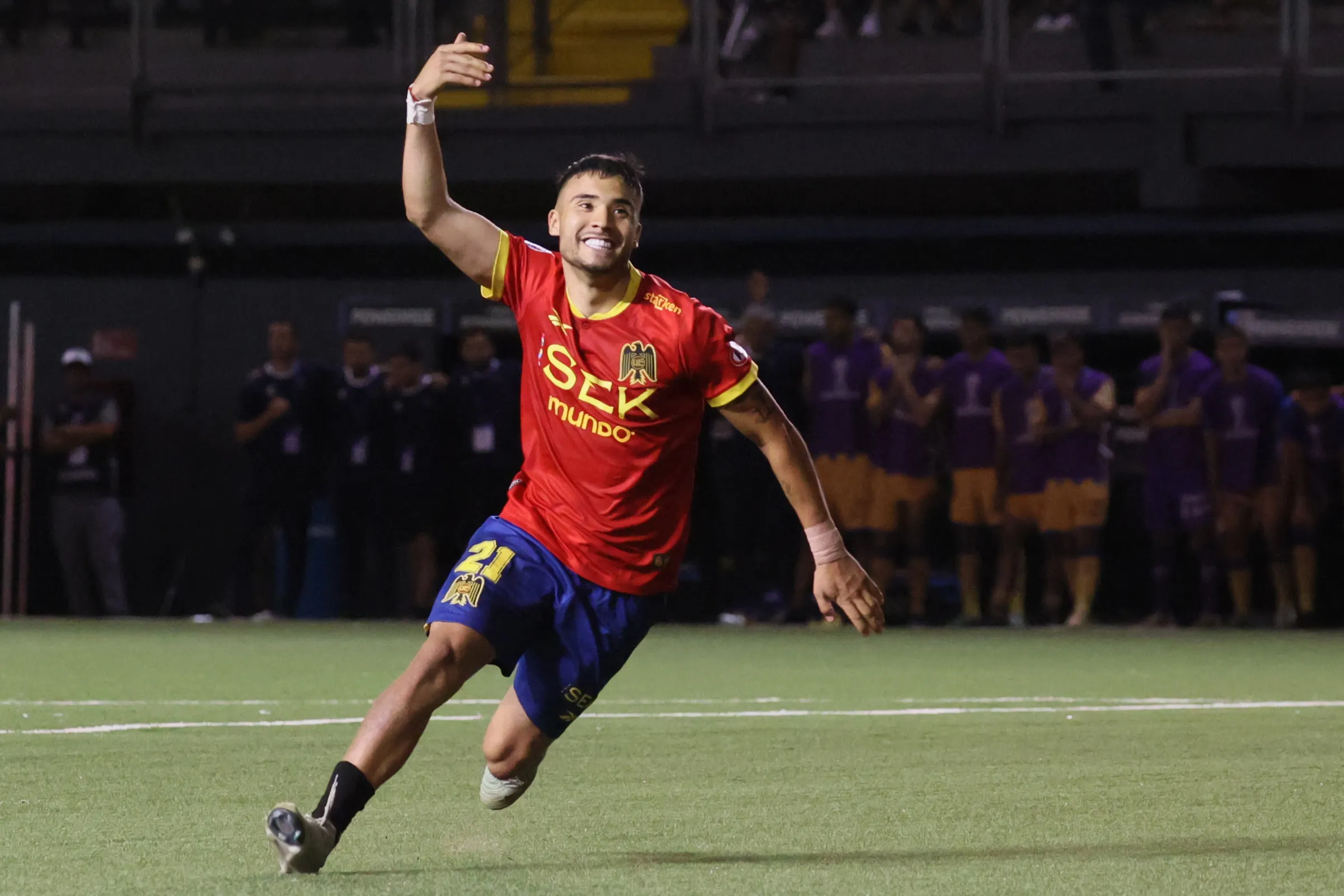 Nicolás Díaz defendió los colores de Unión Española en el primer semestre 2025 | FOTO: Dragomir Yankovic/Photosport