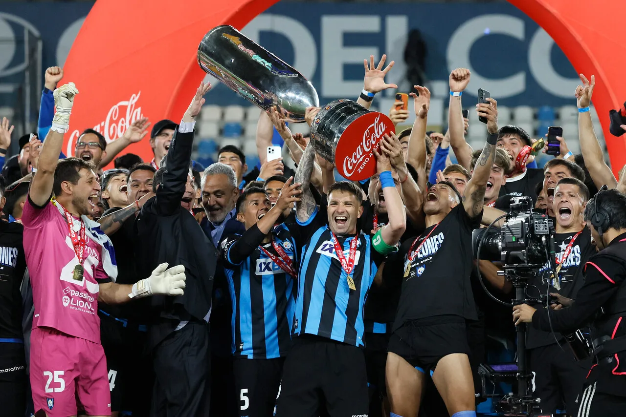 El campeón de Copa Chile tendrá medio cupo para Copa Libertadores (Photosport).