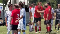 Jorge Coke Hevia tuvo que ser calmado por sus propios compañeros.