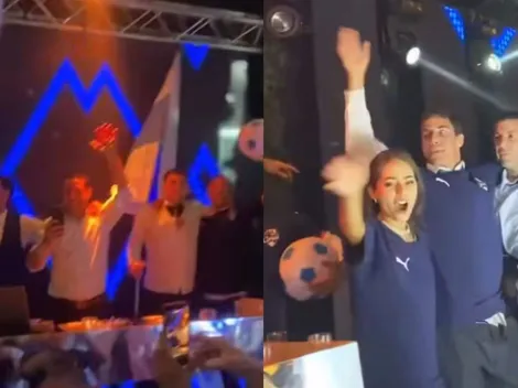 Es viral: Jugadores de la UC cantan el himno en pleno matrimonio de Nacho Saavedra
