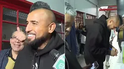 Arturo Vidal llegó a su local de votación donde dejó varias declaraciones de todo tipo, tanto del presente del país por las elecciones como de la actualidad de Colo Colo (Foto: Captura)