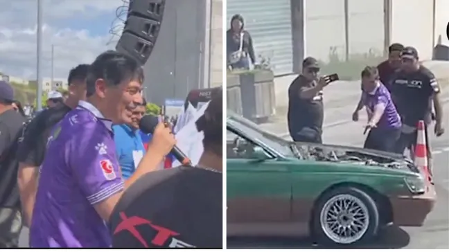 Franco Parisi fue visto usando la camiseta de Deportes Concepción y generó polémica en el club. (Foto: captura)