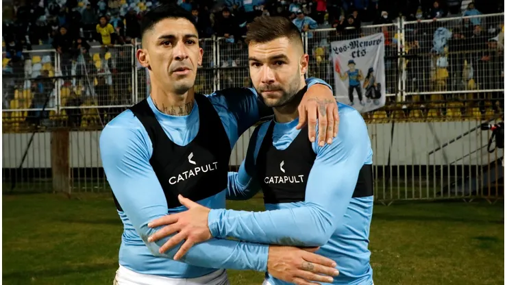 Fausto Grillo junto a Pedro Pablo Hernández en el cuadro de Rancagua.