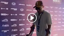 Marcelo Díaz sorprendió al utilizar muletas en plenas vacaciones de Universidad de Chile.