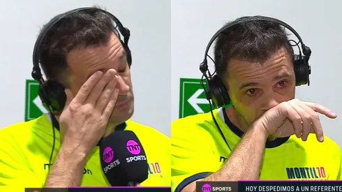 Walter Montillo se emocionó hasta las lágrimas en su homenaje.