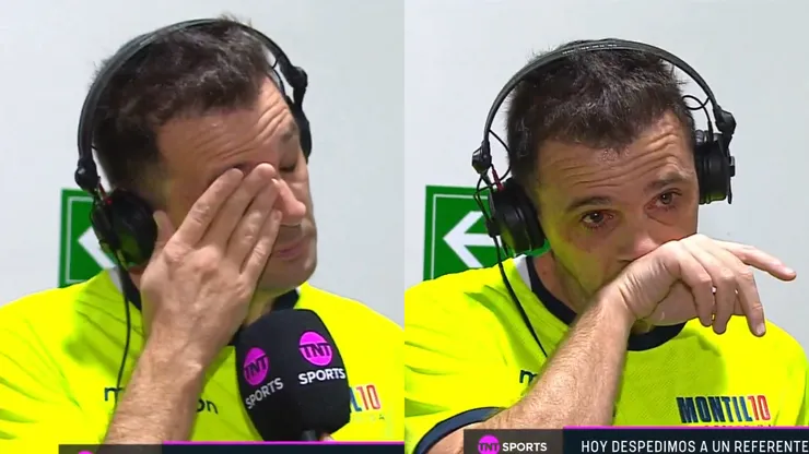 Walter Montillo se emocionó hasta las lágrimas en su homenaje.