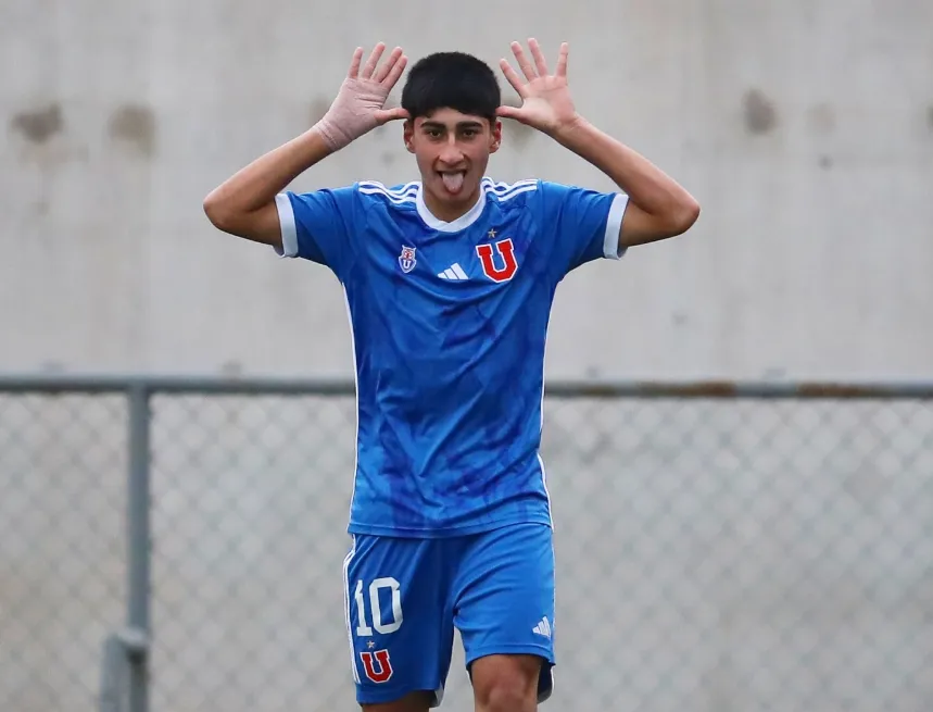 Nicolás Abarca, el joven jugador que pudo estar en la despedida de Montillo | FOTO: Universidad de Chile