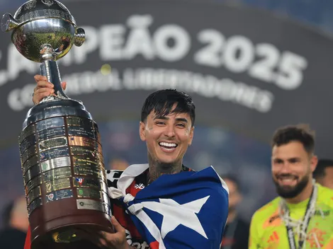 Erick Pulgar es viral en Brasil: hinchada del Flamengo se puso a sus pies