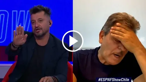 Nicolás Peric se enfrascó en una tensa discusión con Jorge Garcés en ESPN.