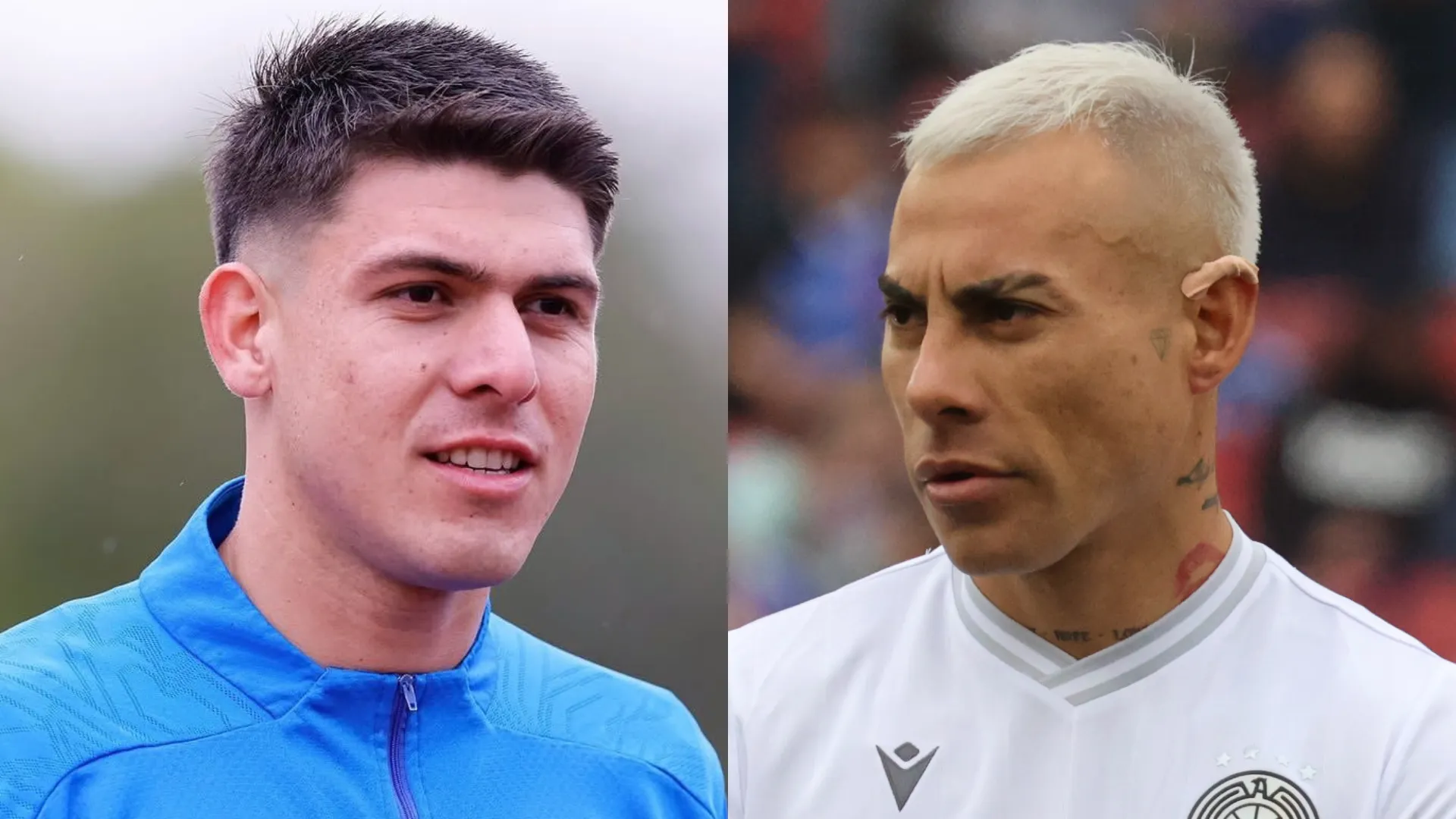 Lucas Romero y Eduardo Vargas asoman en el horizonte de Universidad de Chile. (APF / Photosport)