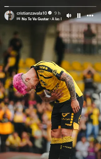 Zavala en Instagram. | Foto: Instagram