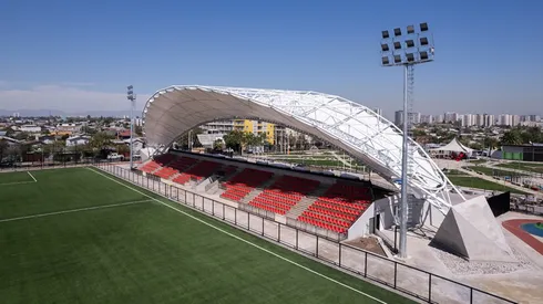 Así luce el Estadio La Montura de San Miguel.
