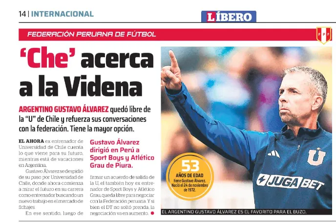 Esto dicen de Gustavo Álvarez en Perú | FOTO: Captura