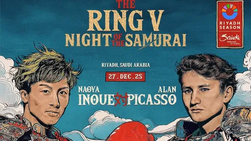 Naoya Inoue y Alan Picasso se verán las caras por ser el monarca absoluto del peso supergallo (Foto: The Ring)
