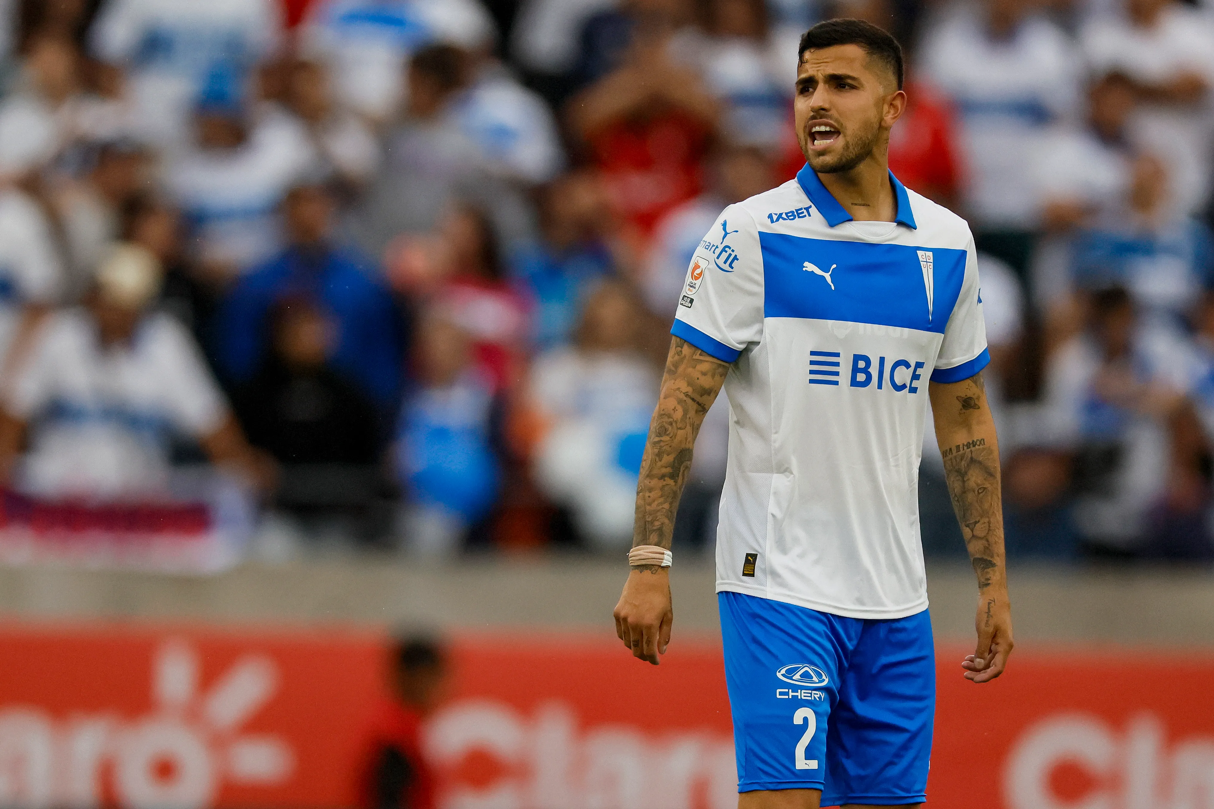 Daniel González fue una de las grandes figuras de los Cruzados en la temporada 2025 | Foto: Photosport